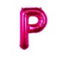BALLON METALLIQUE LETTRE P FUSHIA 35 CM BALLON METALLIQUE LETTRE P FUSHIA 35 CM