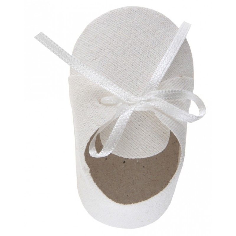 4 CHAUSSONS BLANC POUR DRAGEES 