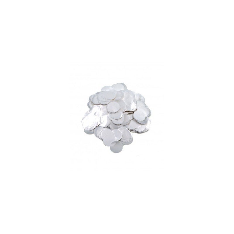 CONFETTIS ROND BLANC 2.3 CM 15 G 