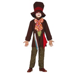 DEGUISEMENT ENFANT CRAZY CHAPELIER TAILLE 7-9 ANS 