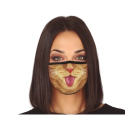 MASQUE CHIRURGICAL COVID TISSU BOUCHE DE CHAT