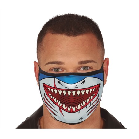 MASQUE CHIRURGICAL COVID TISSU BOUCHE DE REQUIN