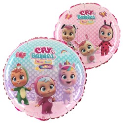 BALLON METALLIQUE ROND CRY BABIES 46 CM 