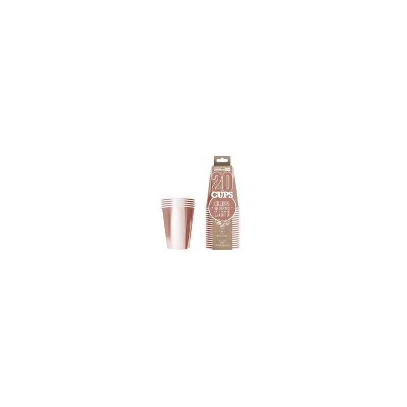 20 CUPS ROSE GOLD 53 CL