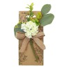 BOUQUET DE FLEURS BLANCHE 9 X 5 X 18 CM 