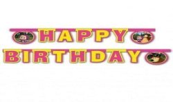 GUIRLANDE HAPPY BIRTHDAY MASHA ET MICHKA 2 METRES