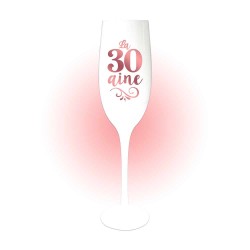 FLUTE BLANCHE 30 ANS EN ROSE GOLD