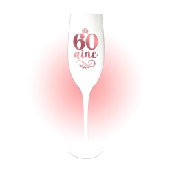 FLUTE BLANCHE 60 ANS EN ROSE GOLD