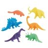 12 FIGURINES DE DINOSAURES MULTICOLORES