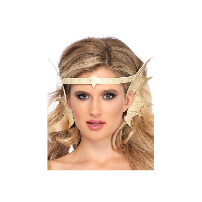 TOUR DE TETE OREILLES DE SIRENE DOREE FEMME TOUR DE TETE OREILLES DE SIRENE DOREE FEMME