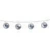 GUIRLANDE BOULE A FACETTE LUMINEUSE 140 CM 