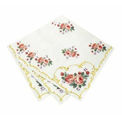 20 SERVIETTES TEA PARTY 33 X 33 CM