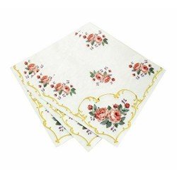 20 SERVIETTES TEA PARTY 33 X 33 CM