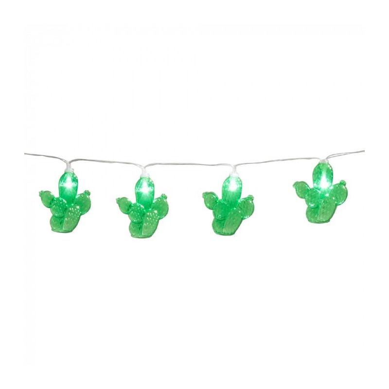 GUIRLANDE LUMINEUSE LED AVEC DES CACTUS 140 CM 