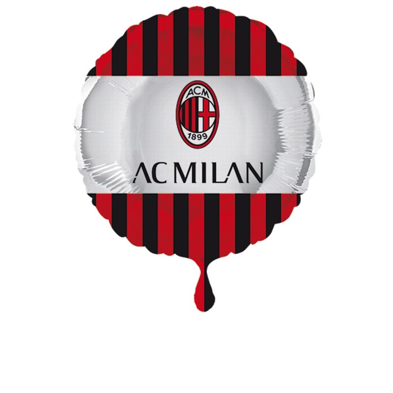 BALLON METALLIQUE AC MILAN 43 CM