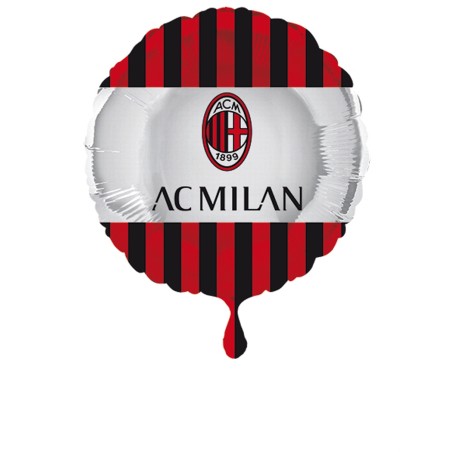 BALLON METALLIQUE AC MILAN 43 CM