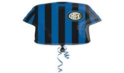 BALLON METALLIQUE MAILLOT DE FOOT INTER DE MILAN 60 CM