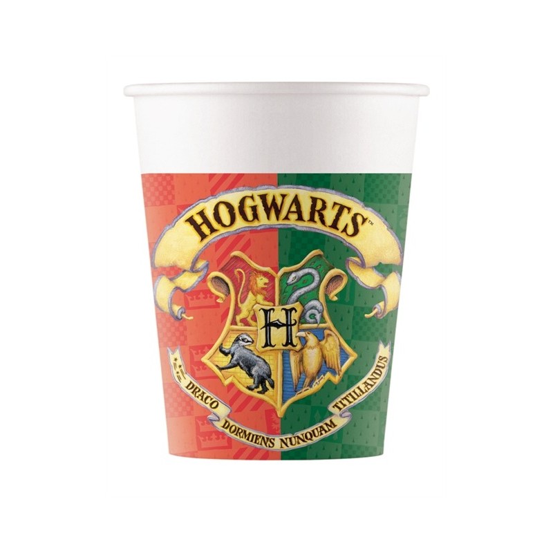 GOBELET EN CARTON HARRY POTTER POUDLARD 200 ML