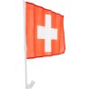 2 DRAPEAUX DE VOITURE SUISSE EN TISSU