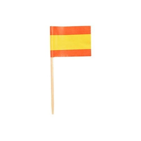 24 PICS APERITIF DRAPEAU ESPAGNE 