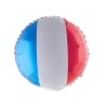 BALLON METALLIQUE ROND DRAPEAU DE FRANCE 46 CM 