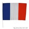 DRAPEAU FRANCE 60 X 90 CM AVEC MAT