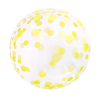 BALLON DECOBUBBLE GRAND CONFETTIS OR  45 CM 