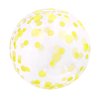 BALLON DECOBUBBLE GRAND CONFETTIS OR 45 CM