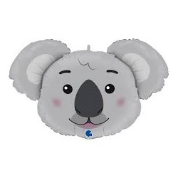 BALLON METALLIQUE TETE DE KOALA 94 CM 