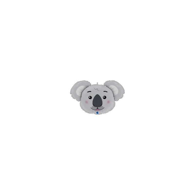 BALLON METALLIQUE TETE DE KOALA 94 CM 