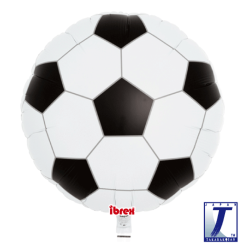 BALLON METALLIQUE ROND BALLON DE FOOT 35 CM