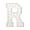 LETTRE R LED BLANCHE 25 CM 
