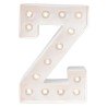 LETTRE Z LED BLANCHE 25 CM