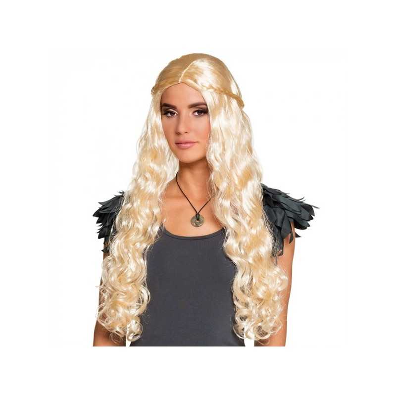 PERRUQUE BLONDE REINE DES DRAGONS