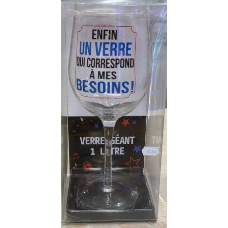 VERRE A VIN XXXL ENFIN UN VERRE QUI CORRESPOND A MES BESOINS 