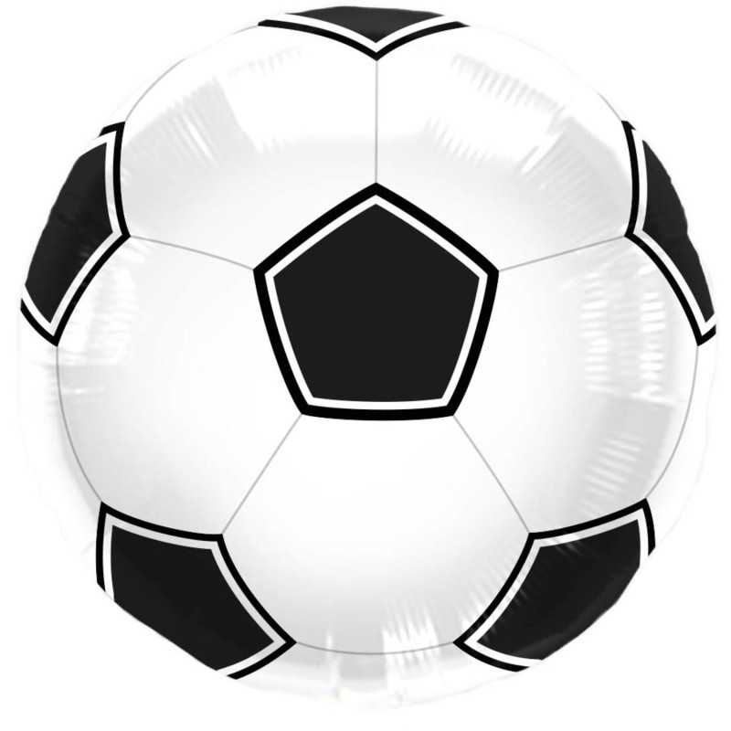 BALLON METALLIQUE BALLON DE FOOT DIAM 43 CM