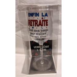 VERRE GEANT ENFIN LA RETRAITE  1L