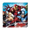 20 SERVIETTES PAPIERS AVENGERS 33 X 33 CM 