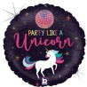 BALLON METALLIQUE LICORNE PARTY 46 CM 