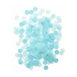 CONFETTIS BLEU CIEL 5 CM 