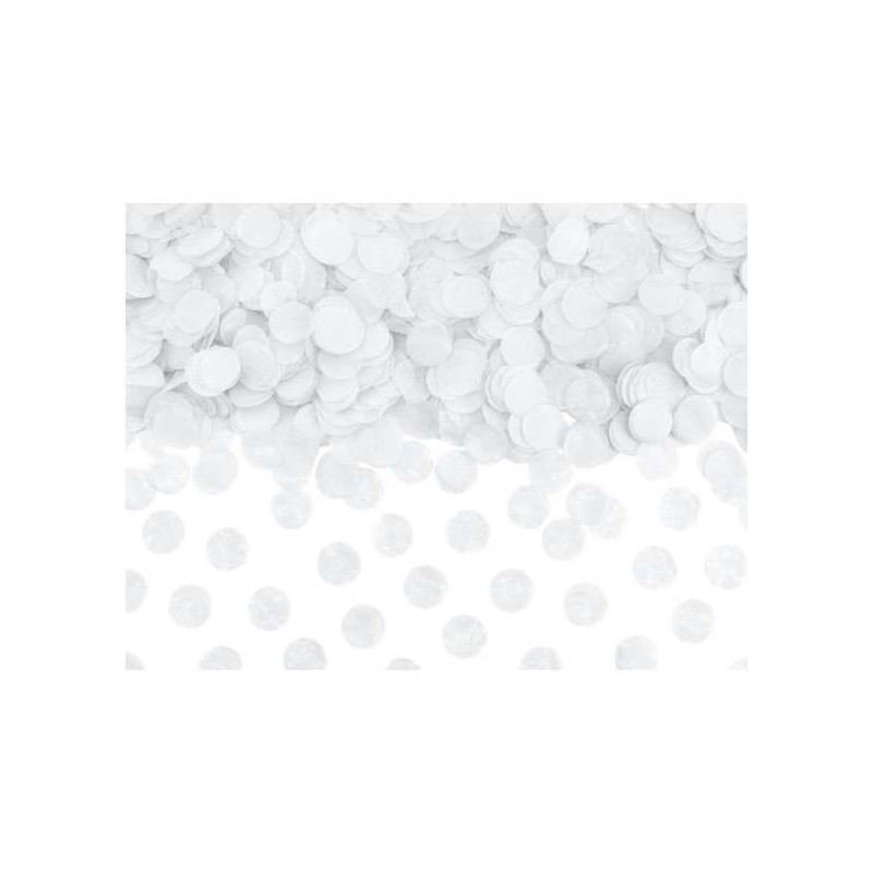 CONFETTIS BLANC 5 CM  CONFETTIS BLANC 5 CM