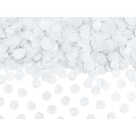 CONFETTIS BLANC 5 CM 