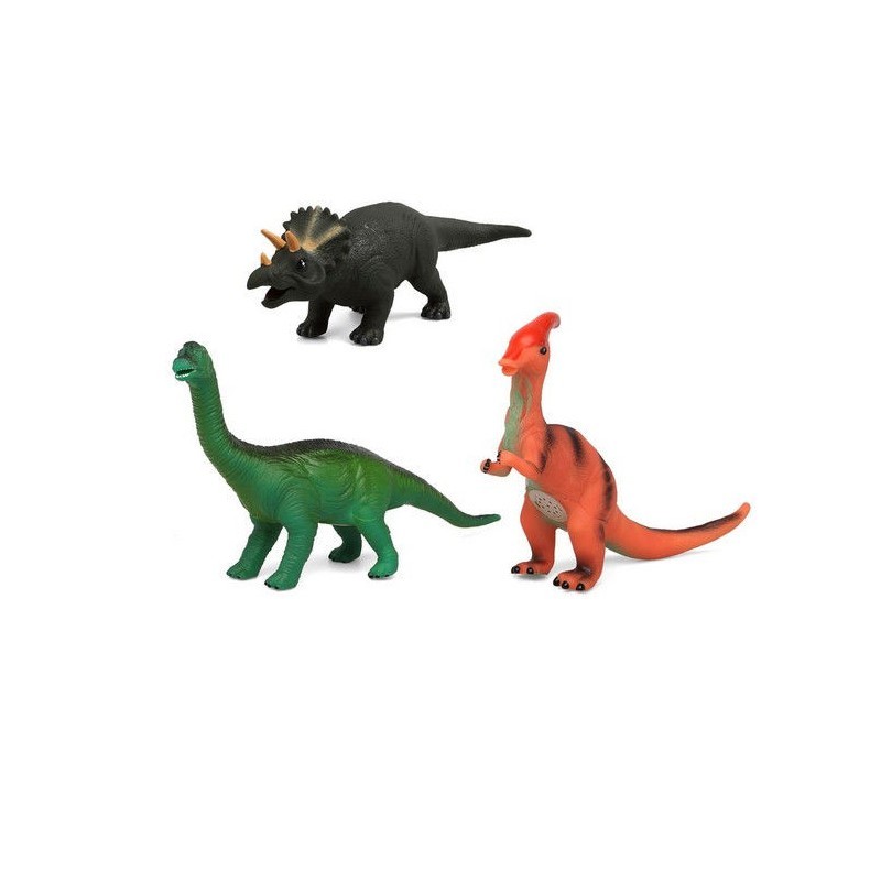 1 FIGURINE DE DINOSAURE SONORE 28 CM 3 MODELES ASSORTIS