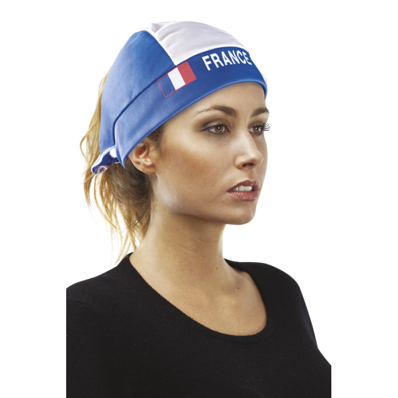 FOULARD POUR CHEVEUX DE SUPPORTER FRANCE