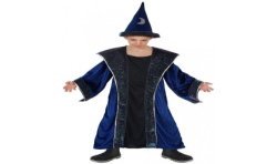 DEGUISEMENT MAGICIEN SORCIER BLEU NUIT CORNELIUS TAILLE 116