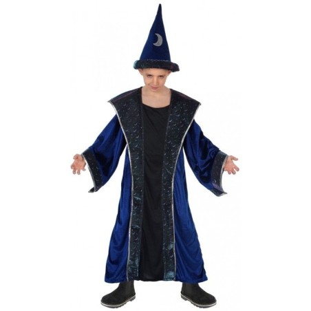 DEGUISEMENT MAGICIEN SORCIER BLEU NUIT CORNELIUS TAILLE 116