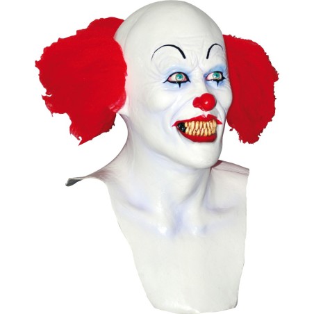 MASQUE LATEX CLOWN EFFRAYANT