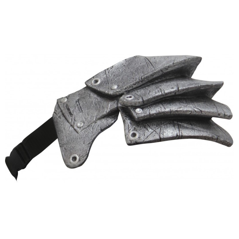 EPAULIERE EN LATEX DE GUERRIER ROMAIN OU VIKING COULEUR ARGENT EPAULIERE EN LATEX DE GUERRIER ROMAIN OU VIKING COULEUR ARGENT