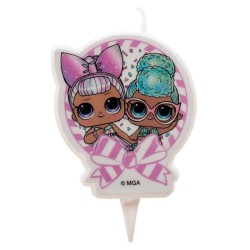 BOUGIE 2D POUPEE LOL SURPRISE 7 CM 