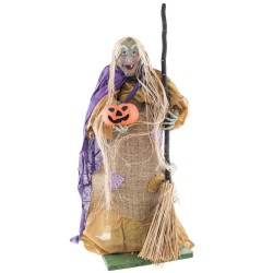 DECORATION HALLOWEEN SORCIERE COLORER 